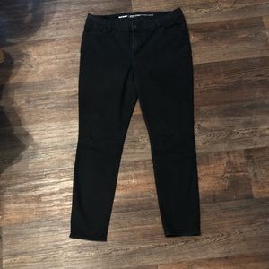 OLD NAVY Black Midrise Super Skinny Jeans 14